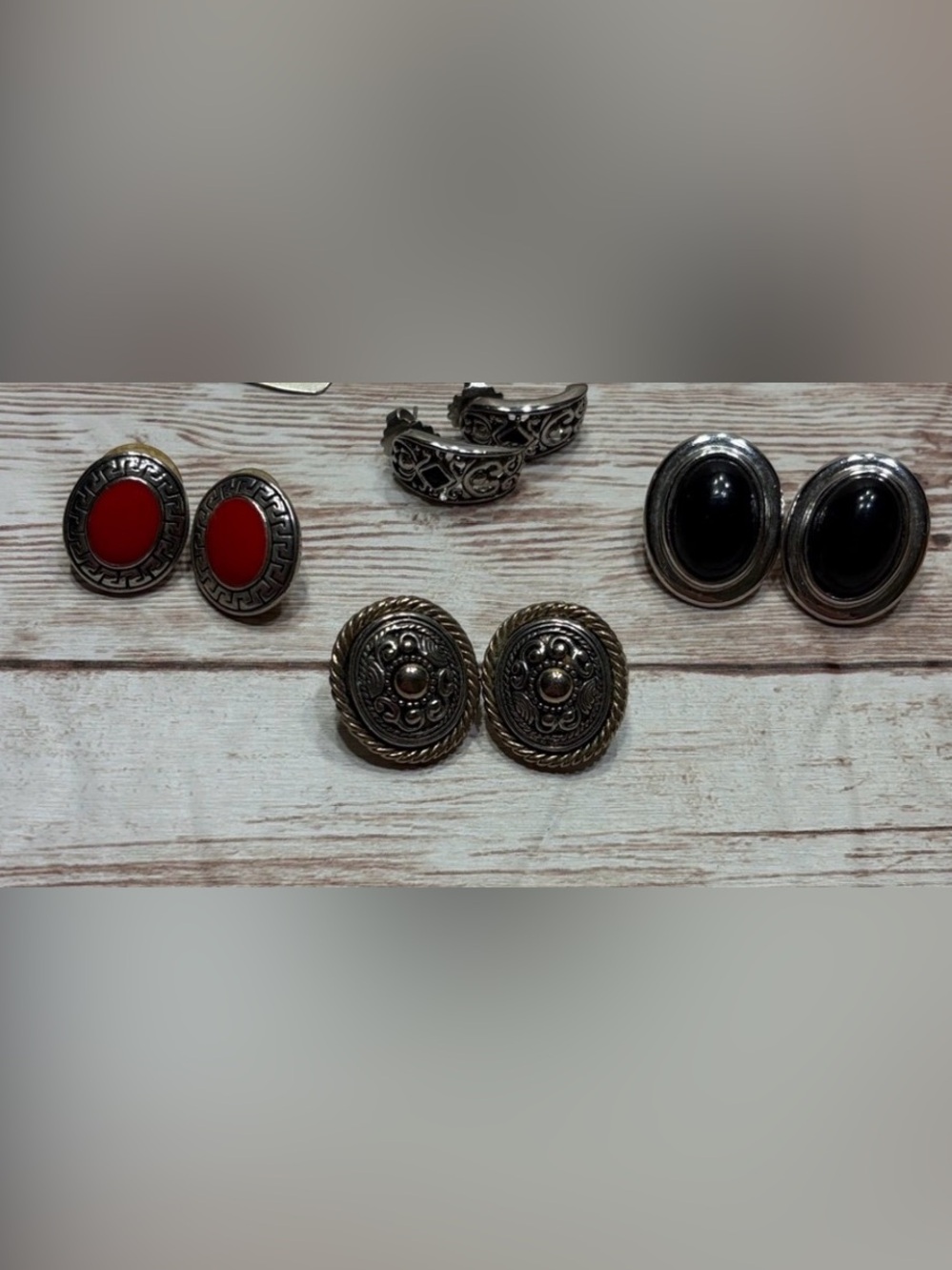 LR Lady Remington 2 Pair & 3 Other Silver Tone Sets
